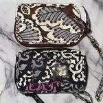 Vera Bradley 3 Vintage Handbags Shoulder Bag Wristlet Wallet Jilly Kiwi Blooms Photo 4