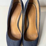 Coach Women’s Milan Denim Heels Size 8 Photo 4