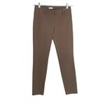 Brunello Cucinelli Women's Brown High Waisted Slim Fit Dress Pants Size US 4 Photo 1