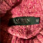 Ralph Lauren Lauren  Multicolor Knit TurtleNeck Pullover Sweater Pink Size XXS Photo 2