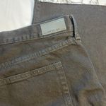 Mango MNG Women's Black Havana High Rise Cropped Straight Leg Jeans Size 22 NWT Photo 7