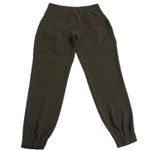 Vince  Pants Womens Size 0 Green Waistband Inset Poly Harem Jogger Photo 5