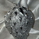 Vintage SARAH COVENTRY‎ Signed Silver Tone Strawberry Brooch Photo 0