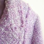 Lillie Rubin Vintage Tweed Bouclé Blazer Jacket Women's 14 Lavender Wool Purple Photo 8
