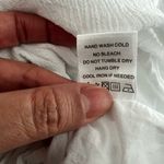 superdown Long Sleeve Gauzy Cotton White Mini Romper Sz M Photo 5