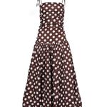 Amy Lynn Alexa Brown Polkadot Puffball dress Photo 3