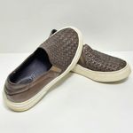 M. Gemi Cerchio Leather‎ Slip On Shoes in Brown Size 6 White Photo 2