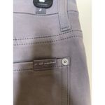 7 For All Mankind Womens 26 Jeans Malhia Kent Metallic Silver Coated Gray Slim Photo 5