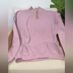 SKIMS NWT  Cotton Fleece Mock Neck Pullover Photo 3