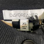 Daydreamer  New Cardigan XS New Black/White Long Sleeve Eclipse Wave Photo 4