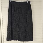 Jessica McClintock NWT Vintage  Womens Black Lace‎ Beaded Skirt Suit 10 Photo 4