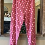 secret treasures Valentine Soft Soft Comfy Pajama Pants Pink Blush Heart Womens Medium Plush Cozy Photo 0