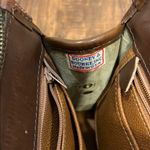 Dooney & Bourke  Tan and Brown Leather Crossbody Bag Photo 10