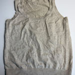 ZARA  Knit Tank‎ Top Sleeveless Sweater Vest Beige Cotton Blend Small Photo 0