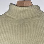 Pretty Garden Women's Long Sleeve Green Pastel Knit Turtleneck Sweater Size S Photo 5