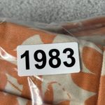 Sigrid Olsen Pants Womens 6 Orange Cream Tropical Preppy Casual Cruise Vacation Photo 9