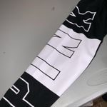 PINK - Victoria's Secret Victoria Secret PINK Black Long Sleeve White Logo Down Arms T-Shirt XS Photo 3