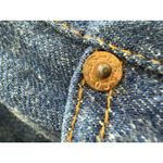 Levi's Vintage 501 Jeans Blue Cotton Denim USA Made Button Fly 80s Size 18 Photo 9