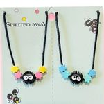 Her Universe Studio Ghibli Spirited Away Soot Sprite Candy Best Friend Necklace Set Photo 0