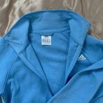 Adidas Light Blue  Zip Up Jacket Photo 3