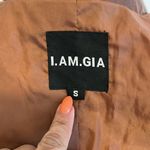 I am gia I. Am. Gia Brown Faux Leather Jacket Photo 6