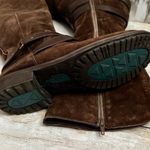 The North Face Brown Suede Side Zip Boots Sz 10 Boho Retro Vibes Western Cowboy Photo 5
