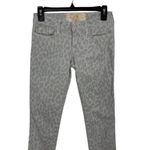 Bella Dahl  Womens Gray Leopard Print Skinny Jeans‎ Made In USA Stretch Denim 26 Photo 1