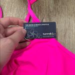Hot Pink Bikini Set criss cross maternity high waisted Size undefined Photo 1
