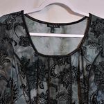 Sami & Jo Y2k Gothic Velvet Burnout Corset Fairycore 3/4 Sleeve Top Size L Photo 1