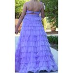 Jovani  Lilac High Waist Ruffled Layered A LineSkirt Gown ~ 38290 Size 4 Photo 3