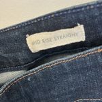 LOGO By Lori Goldstein  Velvet Patch Embellished Mid Rise Jeans Photo 7