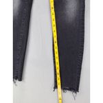 Mother Jeans Womens 24 Gray The Looker Ankle Fray Night Hawk Casual Made USA Black Photo 9