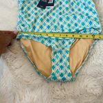 Talbots x Cabana Life Palapa Embroidered One Piece Geo Swimsuit Photo 10