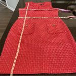 Karl Lagerfeld  Paris Pink Magenta Tweed Boucle Shift Jackie-O Dress Size 8 NWOT Photo 10