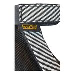 Teva Flatform Sandals Universal Candy Stripe Black White Platform Women Size 9 Photo 5