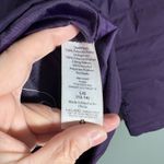 Time & Tru Women's Purple Quilted Puffer Winter Jacket Photo 4