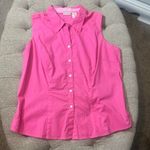 st. john's bay Vintage St‎ John’s Bay Sleeveless Button-Up Top Photo 1