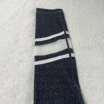 Zyia  Womens Leggings Size XS Blue White Mesh Stripe Yoga Athletic Photo 3