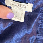 J.Crew Elegant Blue and Gold Patterned pencil Skirt size 2 Photo 1