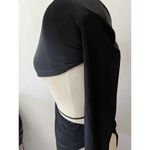 Nasty Gal Black CUTOUT Off shoulder Long Sleeve Bodysuit 8 PART-TIME LOVER new Photo 2