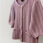 Ann Taylor  Tweed button up Cardigan Sweater Photo 2
