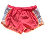 Old Navy Women's Athletic Shorts Neon Coral Running Shorts Size Medium (Pocket) Photo 2