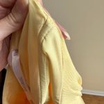 David's Bridal David’s Bridal Strapless Crinkle Chiffon Dress Godets, Style#F14865-ButterYellow Photo 15