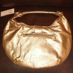 Arcadia USA hobo bag NWOT "A" Gold Photo 3