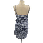 Rails  Malia Dress in‎ Navy Blue Gingham Wrap Dress Size Small Photo 7