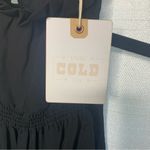 Stone Cold Fox  Revolve ruffle‎ halter black swing dress LBD size medium large Photo 6