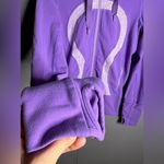 Lululemon Stride Jacket Women's Size 6 Two Tone Purple Long Sleeve Thumb Holes Photo 5