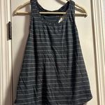 Lululemon Love Pleated Tank Womens Small Striped Sleeveless Workout Activewear Photo 0