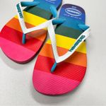 Havaianas  Rainbow Flip Flop Sandals Thongs Womens 11/12 Beachy Vacation Casual Photo 3