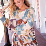 Natural Life  oversized tie dye sweater size L / XL Photo 0